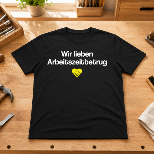 Wir lieben Arbeitszeitbetrug - T-SHIRT